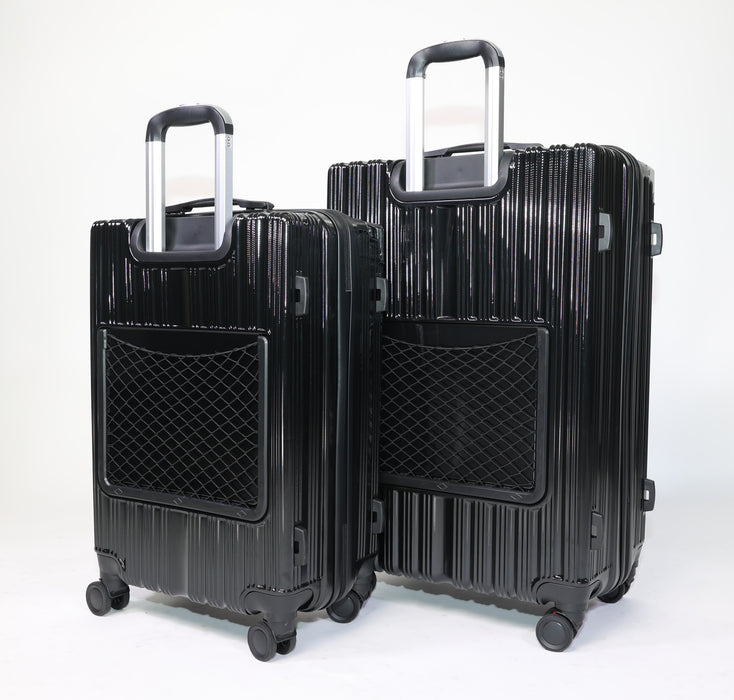 キャリーケース ポケット付 M+Lサイズセット