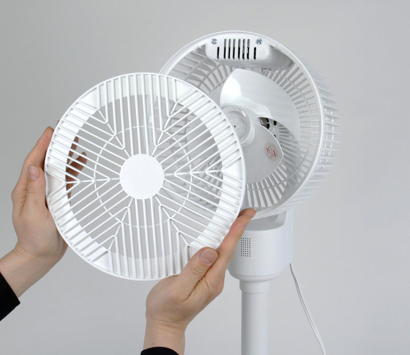 【まとめ買い】3Dサーキュレーター2台 【ブラック/ホワイト】