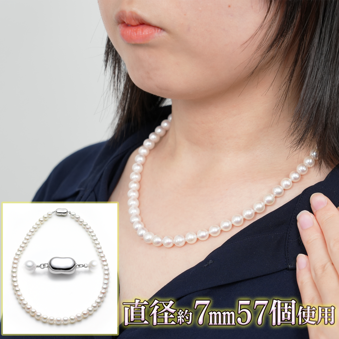 国産 パールネックレス