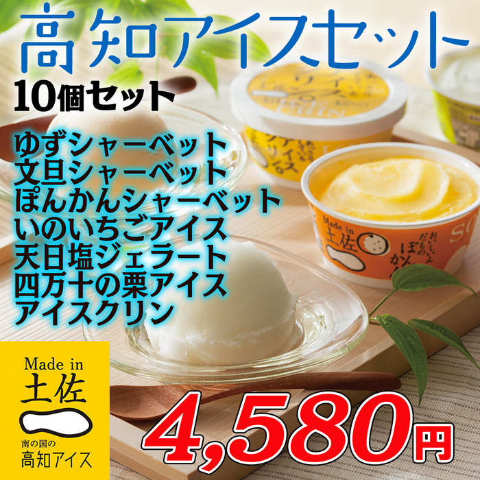高知アイスセット 【計10個】
