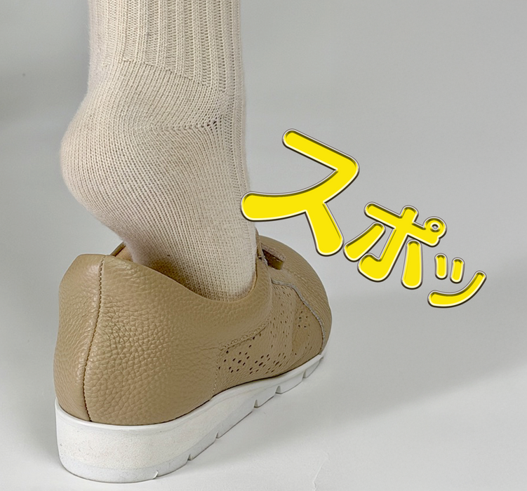 らく軽！スリッポンシューズ【ブラック/ネイビー/キャメル/グレー/ベージュ/ターコイズ】