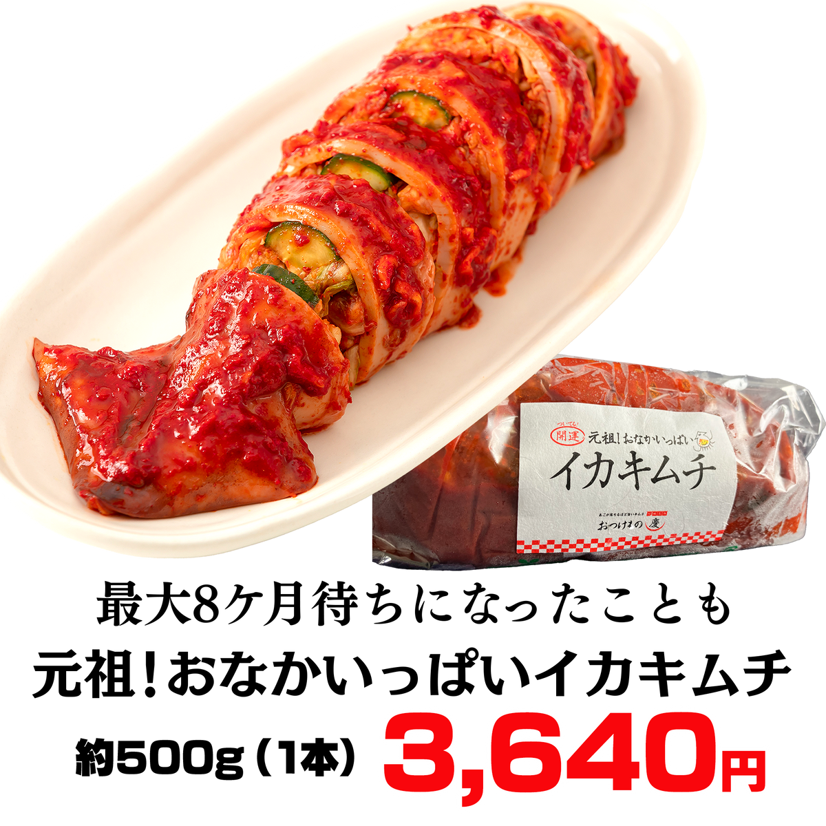 元祖！おなかいっぱいイカキムチ