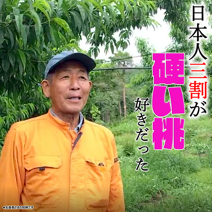 希少品種　福島の固い桃　おどろき
