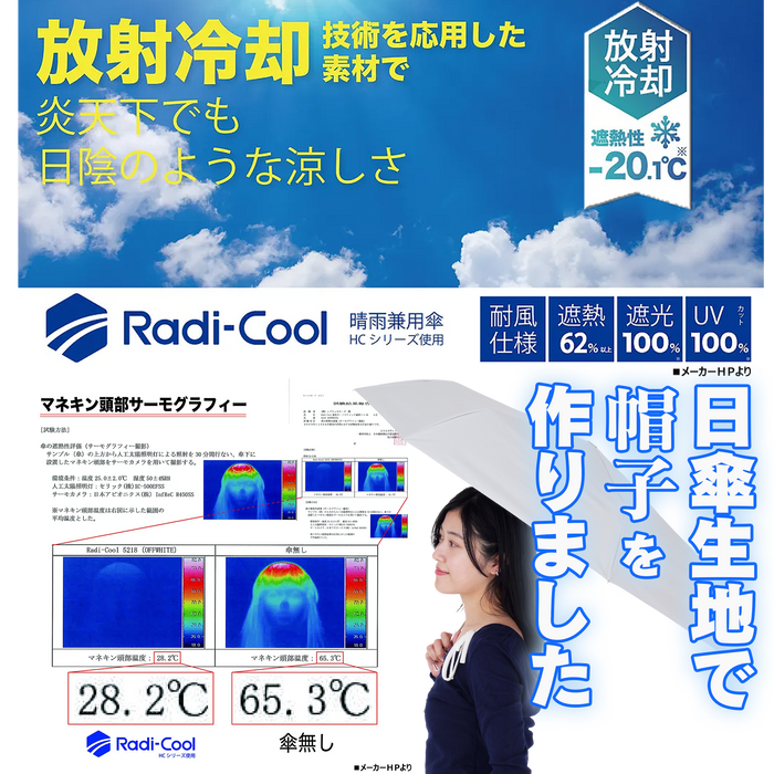 ひんやり日影ハット