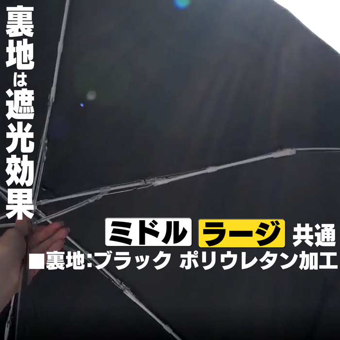 ひんやり日傘 　ミドルサイズ