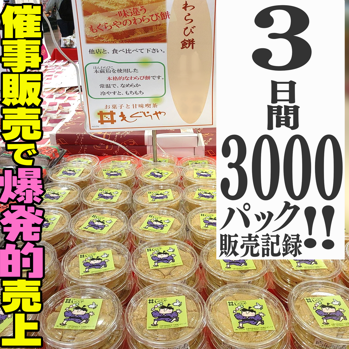 もぐらや わらび餅５個セット【大阪】