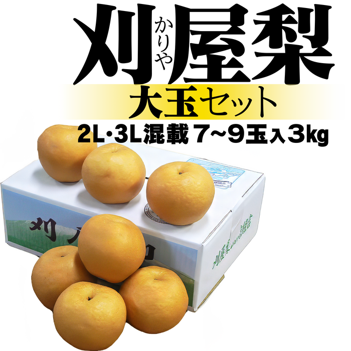 刈屋梨 大玉セット【山形】