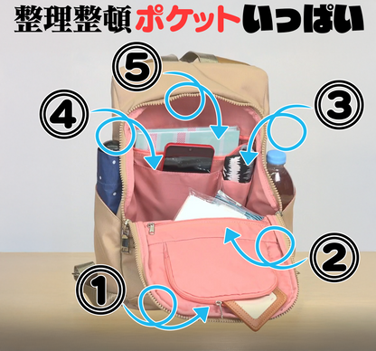 肩楽！寄り添いリュック