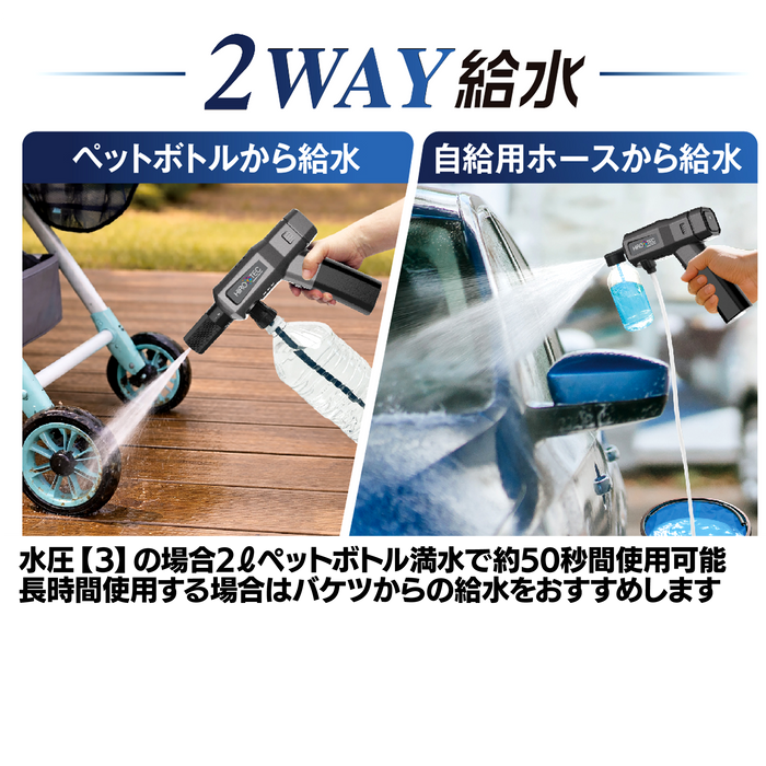 モバイル高圧洗浄機