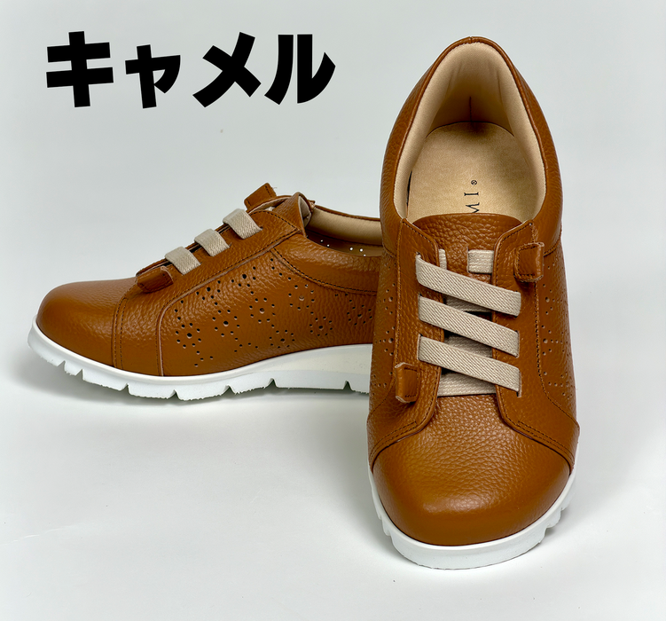 らく軽！スリッポンシューズ【ブラック/ネイビー/キャメル/グレー/ベージュ/ターコイズ】