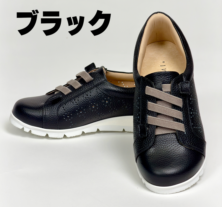 らく軽！スリッポンシューズ【ブラック/ネイビー/キャメル/グレー/ベージュ/ターコイズ】