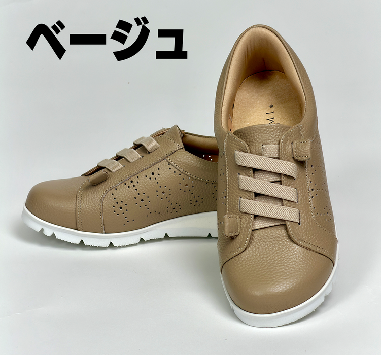 らく軽！スリッポンシューズ【ブラック/ネイビー/キャメル/グレー/ベージュ/ターコイズ】