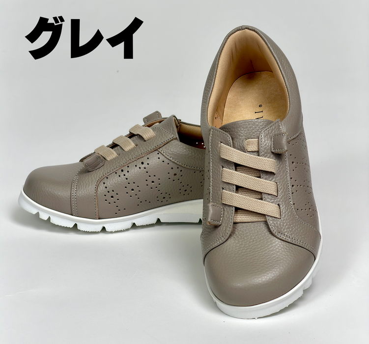 らく軽！スリッポンシューズ【ブラック/ネイビー/キャメル/グレー/ベージュ/ターコイズ】