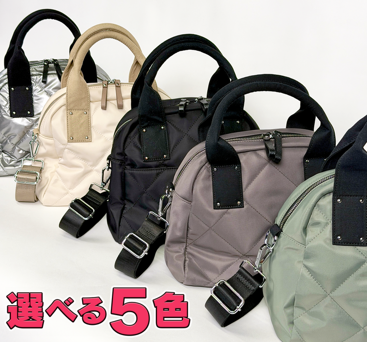 愛されフォルム２WAYバック +取り出し簡単本革財布セット【新春企画】