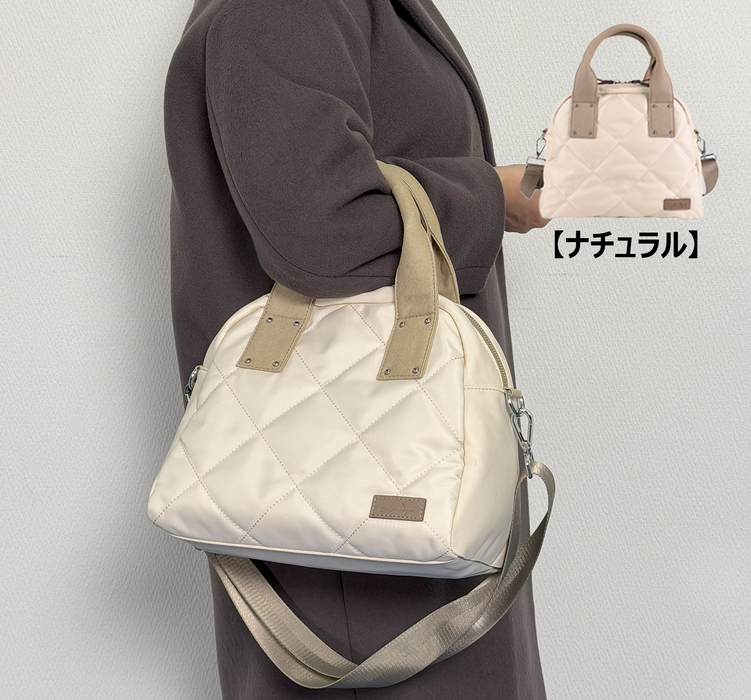 愛されフォルム２WAYバック +取り出し簡単本革財布セット【新春企画】