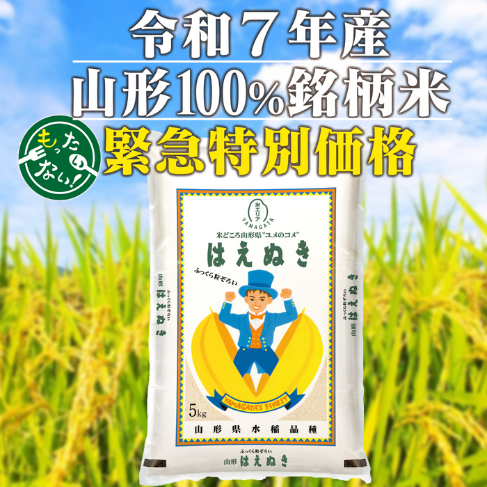 令和7年山形県産はえぬき【特別価格】