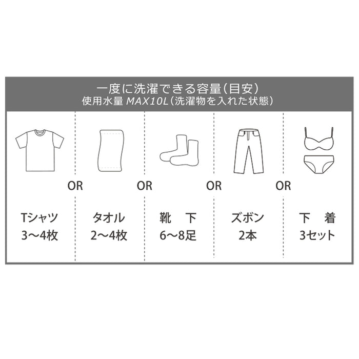 電源不要　手まわし洗濯機