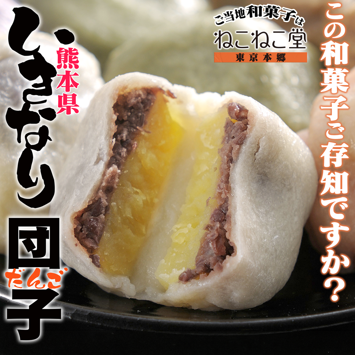 いきなり団子【熊本銘菓】10個入｜ご当地和菓子お取り寄せ｜送料・税込