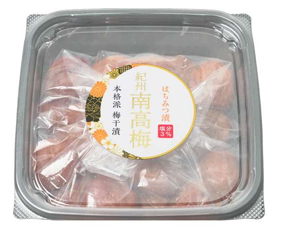 和歌山県　紀州南高梅　はちみつ梅【500g3パック】　《すっぱくない＆大粒だけ》