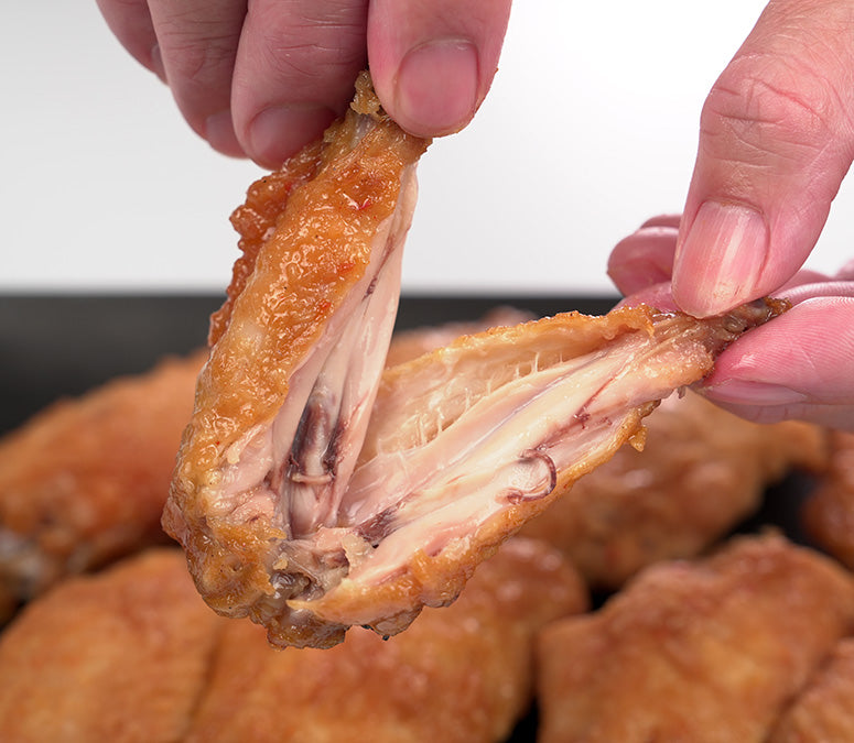 みつせ鶏 ふっくら手羽山賊焼き【2パック】肉厚ジューシーです
