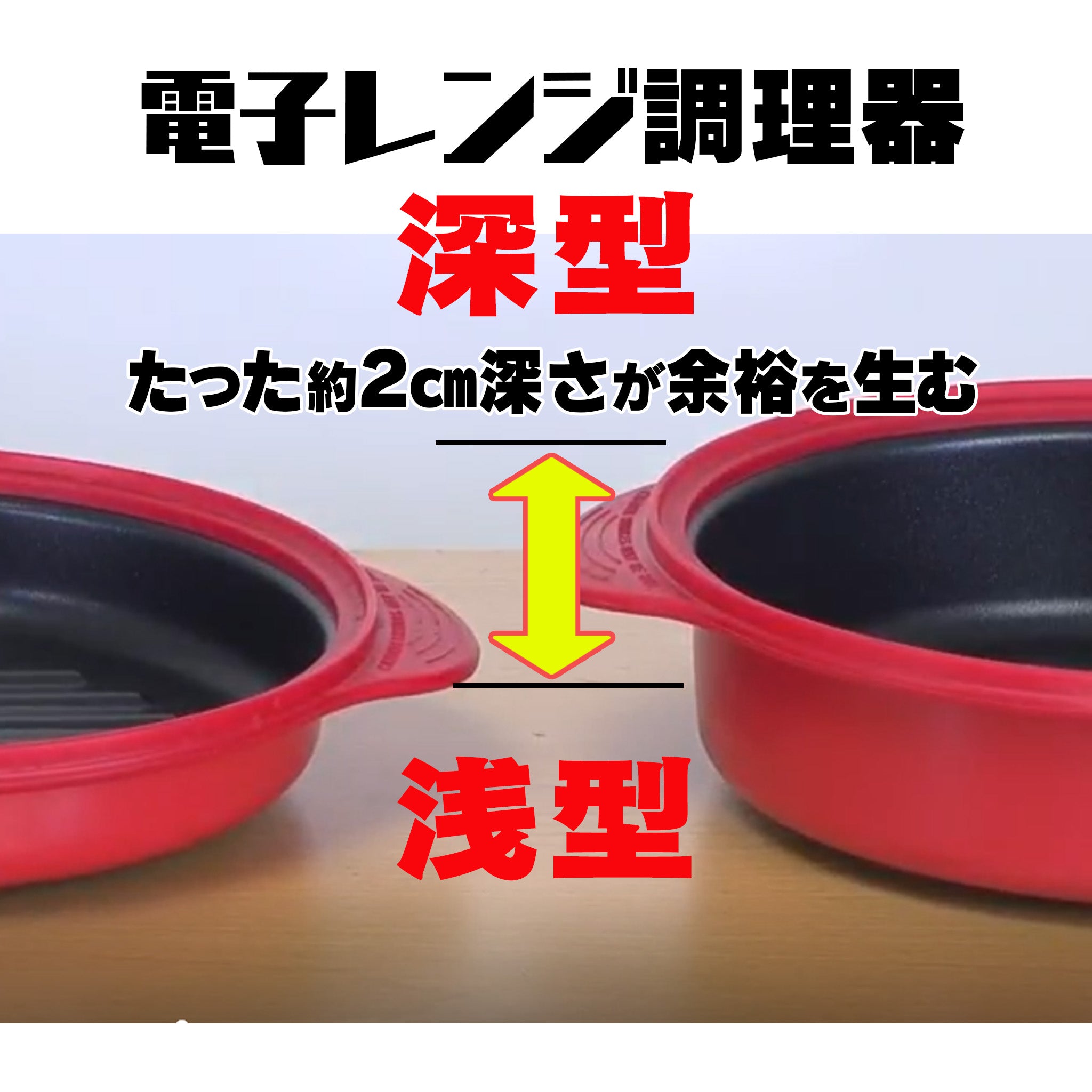 ★セール　　電子レンジ調理器具 2点セット ホワイト 楽天市場】2024新商品 選べる2種 Set割引 焼き目が付く 電子